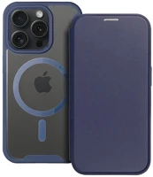Apple RS157713 Apple iphone 15 pro, oldalra nyíló tok, kártyatartóval, átlátszó kép