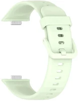 Huawei RS158434 Huawei watch fit 3, szilikon pótszíj, állítható, világoszöld kép