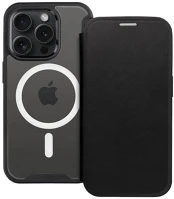 Apple RS159783 Apple iphone 15 plus, oldalra nyíló tok, kártyatartóval, átlátszó kép