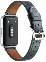 Samsung RS164652 Samsung galaxy fit3 sm-r390, valódi bőr pótszíj, állítható, sötétkék kép