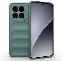 Xiaomi RS167764 Xiaomi 15, szilikon tok, közepesen ütésálló, 3d minta, sötétzöld kép