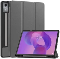 Lenovo RS168539 pro (12.7) tb-373, mappa tok, trifold, érintőceruza tartó, sötétszürke kép