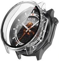 Oneplus RS172046 Oneplus watch 3 (43 mm), műanyag védőkeret, kijelzővédő üveggel kép