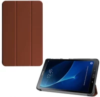 Samsung RS65294 Samsung galaxy tab a 10.1 (2016) sm-t580 / t585, mappa tok, trifold, barna kép