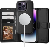 Apple TS0191 Apple iphone 15 pro max, oldalra nyíló tok, stand, mágnes csattal kép