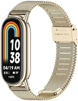 Xiaomi TS0389 Xiaomi mi smart band 8 / 9, fém pótszíj, milánói stílus, tp kép