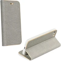Samsung TS3923 Samsung galaxy a35 5g sm-a356b, oldalra nyíló tok, stand, luna book, ezüst kép