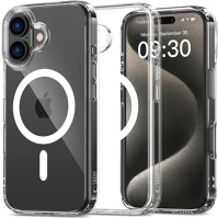Apple TS7767 Apple iphone 16, műanyag hátlap védőtok + szilikon keret, magsafe kép