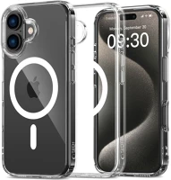 Apple TS7768 Apple iphone 16 plus, műanyag hátlap védőtok + szilikon keret, magsafe kép