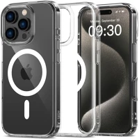 Apple TS7770 Apple iphone 16 pro max, műanyag hátlap védőtok + szilikon keret, magsafe kép