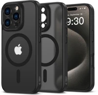 Apple TS7775 Apple iphone 16 pro, műanyag hátlap védőtok + szilikon keret, magsafe kép