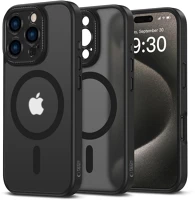 Apple TS7776 Apple iphone 16 pro max, műanyag hátlap védőtok + szilikon keret, magsafe kép