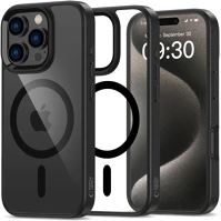 Apple TS7789 Apple iphone 16 pro max, műanyag hátlap védőtok + szilikon keret, magsafe kép
