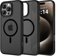 Apple TS7793 Apple iphone 16 pro max, műanyag hátlap védőtok + szilikon keret, magsafe kép