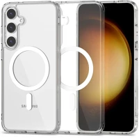 Samsung TS8103 Samsung galaxy s24 fe sm-s721, műanyag hátlap védőtok + szilikon keret kép