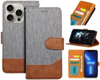 Xiaomi TS8447 Xiaomi redmi 14c / poco c75, oldalra nyíló tok, stand, kártyatartóval kép