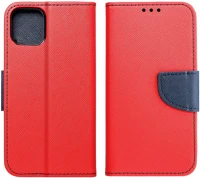 Samsung TS9048 Samsung galaxy a36 5g sm-a366b, oldalra nyíló tok, stand, fancy book, piros kép