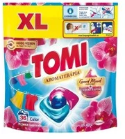 Tomi 62296 Mosókapszula 36 db/doboz színes ruhákhoz  power caps color kép