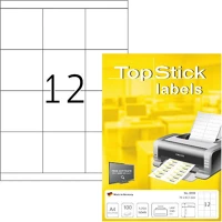 Topstick 100 ÍV 1200 DB-OS 70x67,7mm szegéllyel 100 ív 1200 db-os etikett kép