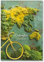 Toptimer 23.0014601 Diák zsebkönyv  papírborító b/6 heti 120x170mm bicikli 2025-2026 kép