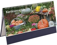 Toptimer 23.0082103 Asztali naptár képes  t054 álló fehér lapos kertész kék 2026. kép