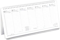 Toptimer 23.0082302 Asztali naptár kép nélküli  t052 álló fehér lapos papír táblás 2026. kép