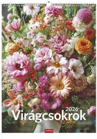 Toptimer 23.01215 Falinaptár  t093 310x420mm álló virágcsokrok 2026. kép