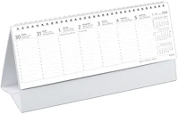 Toptimer 23.02204 Asztali naptár kép nélküli  t065 álló fehér lapos papír táblás 2026. kép