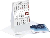 Toptimer 23.02205 Speditőr naptár  t071 álló asztali 3 havi fehér lapos 2026. kép