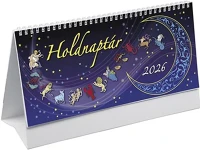 Toptimer 23.02216 Asztali naptár képes  t059 álló fehér lapos holdnaptár 2026. kép