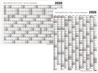 Toptimer 23.0451009 Plakátnaptár  t102 éves b/2 700x500mm kétoldalas 2026. kép