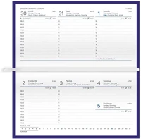 Toptimer 23.0720003 Zsebnaptár  traditional t030 fekvő fehér lapos kék 2026. kép