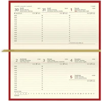 Toptimer 23.0721003 Zsebnaptár  classic c030 fekvő sárga lapos kék 2026. kép