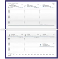 Toptimer 23.0727209 Zsebnaptár  joy j030 heti fekvő fehér lapos barcelona uv 2026. kép
