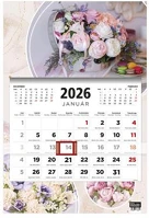 Toptimer 26T8100-014 Naptár, speditőr, három hónapos, egy tömbős, 