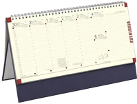 Toptimer C510T-004 Asztali naptár kép nélküli  c051 álló sárga lapos kék 2026. kép