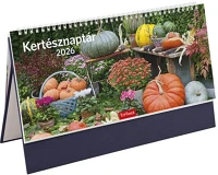 Toptimer T541T-004 Asztali naptár képes  t054 álló fehér lapos kertész kék 2026. kép