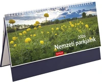 Toptimer T542T-004 Asztali naptár képes  t054 álló fehér lapos nemzeti park kék 2026. kép