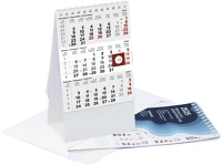 Toptimer T710P-00P Speditőr naptár  t071 álló asztali 3 havi fehér lapos 2026. kép