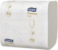 Tork 114273 Toalettpapír 2 rétegű hajtogatott 100% cellulóz 252 lap/csomag 30 csomag/karton t3 soft folded _ hófehér kép