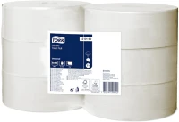 Tork 120160 Toalettpapír 1 rétegű közületi átmérő: 26 cm 2400 lap/480 m/tekercs 6 tek/karton jumbo t1 universal _ natúr kép