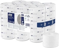 Tork 12.02349 Toalettpapír belsőmag nélküli  midi-size extra soft t7 3 rétegű fehér kép