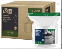 Tork 190694 FEHÉR Ipari nedves törlőkendő 1 rétegű tekercses 157 m/tekercs 4 tekercs kép