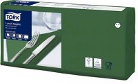 Tork 477214 Szalvéta 2 rétegű 1/4 hajtás lapméret: 32,8 x 32,5 cm 200 lap/csomag lunch _ sötétzöld kép