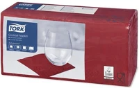 Tork 477824 Advanced szalvéta, 1/4 hajtogatott 2 rétegű 24x24cm bordó  (477824) kép