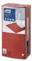 Tork 477826 Advanced szalvéta 1/4 hajtogatott 2 rétegű 24x24cm piros  (477826) kép