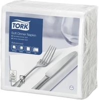 Tork 478746 Advanced szalvéta 1/4 hajtogatott 40x40cm fehér  (478746) kép
