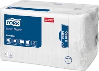Tork 509300 FEHÉR Szalvéta 1 rétegű 1/4 hajtás lapméret: 32,5 x 32,5 cm 500 lap/csomag kép