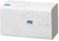 Tork COR_KHH459 kéztörlő, z hajtás, toalettbe dobható, 2 rétegű, 250 lap, h3 rendszer kép
