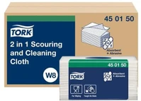Tork COR_KHH793 súroló- és tisztítókendő, 2in1, újrafelhasználható, 1 rétegű, 360 kép